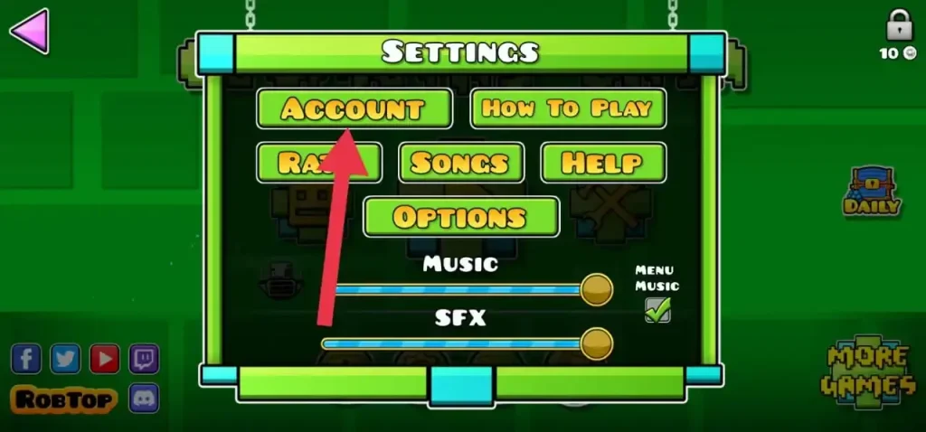 Step 3  Select Account